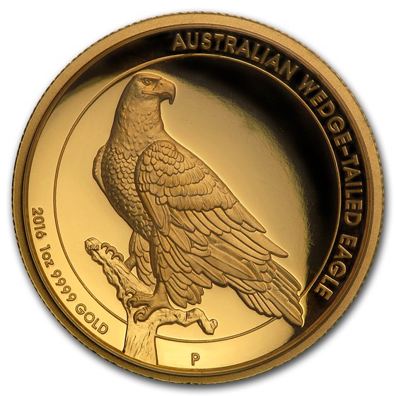 2016 Australia 1 oz Gold Proof Wedge Tailed Eagle (High Relief) 2016 Australia 1 oz Gold Proof Wedge Tailed Eagle (High Relief)